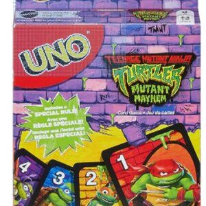 Mattel Games UNO Teenage Mutant Ninja Turtles Mutant Mayhem Card Game